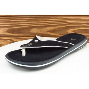adidas Youth Boys Shoes Sz‎ 6 M Black Synthetic Flip Flop